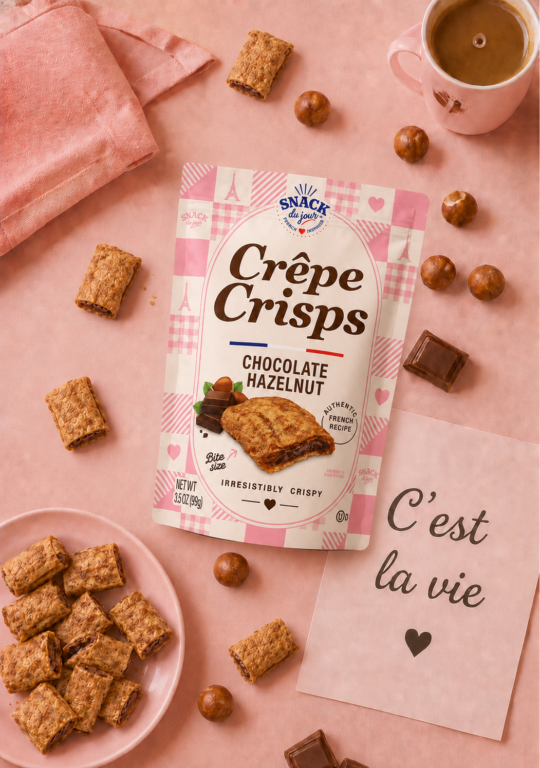 Crêpe Crisps lifestyle photograph 9