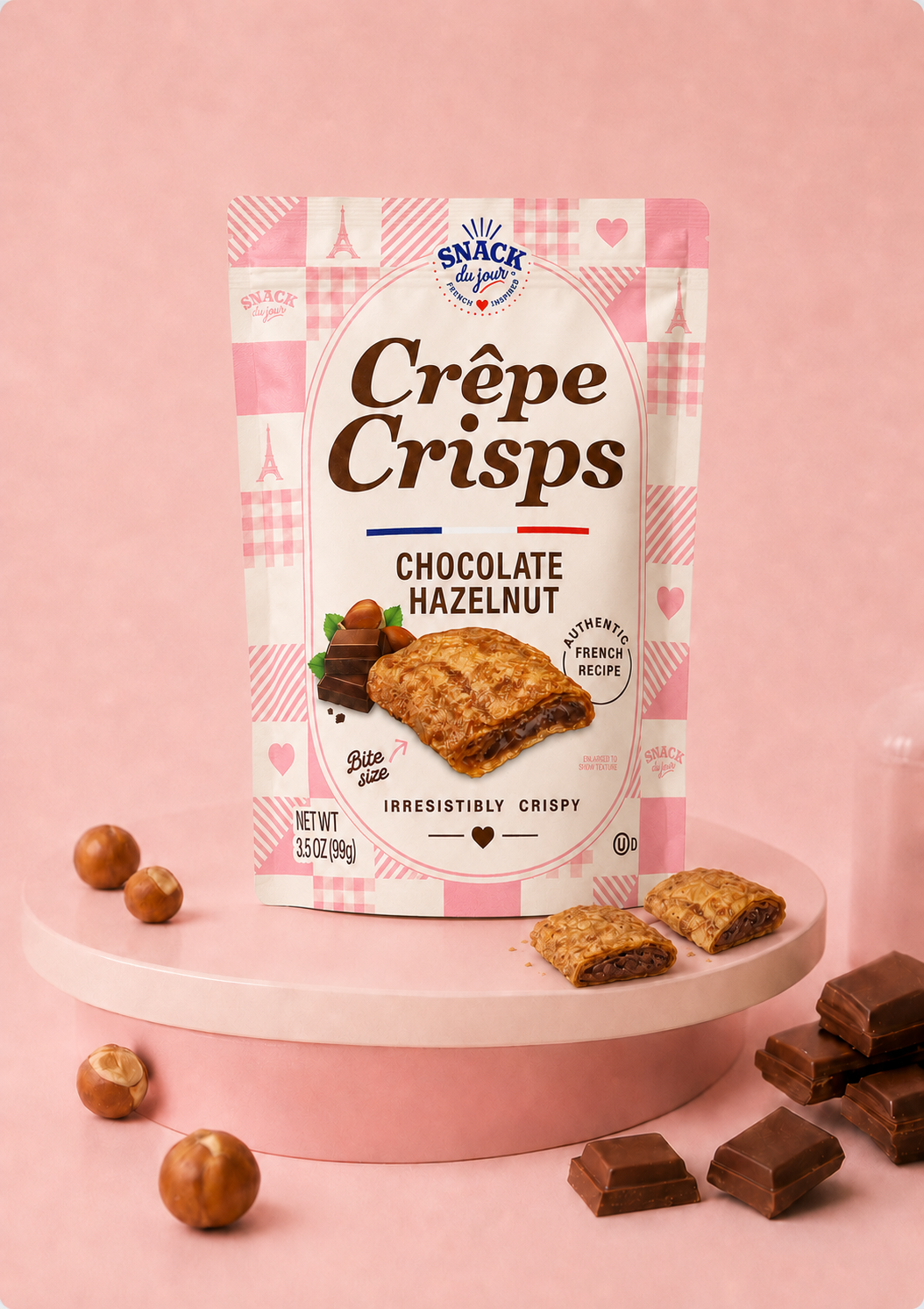 Crêpe Crisps lifestyle photograph 11