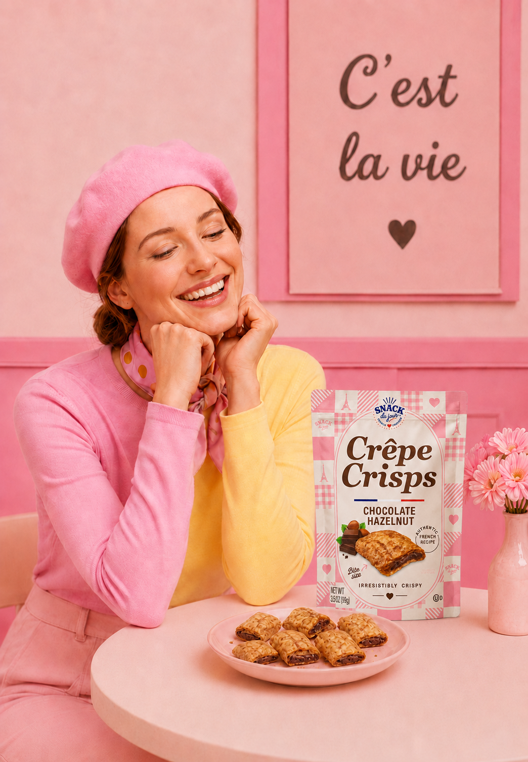 Crêpe Crisps lifestyle photograph 12