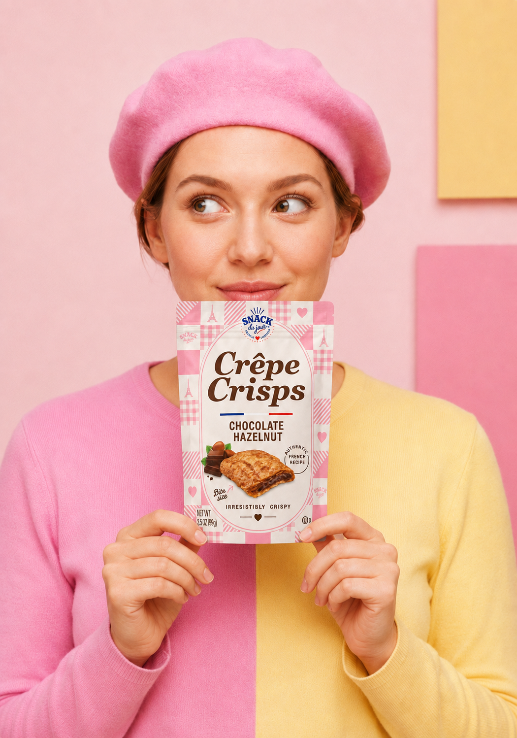 Crêpe Crisps lifestyle photograph 4